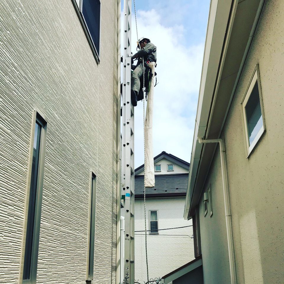 ３階建てエアコン取り付け